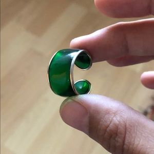 Acrylic green ring